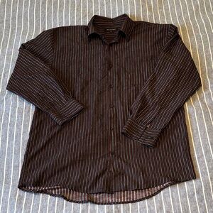 Men’s Britches XL Striped Collared Shirt